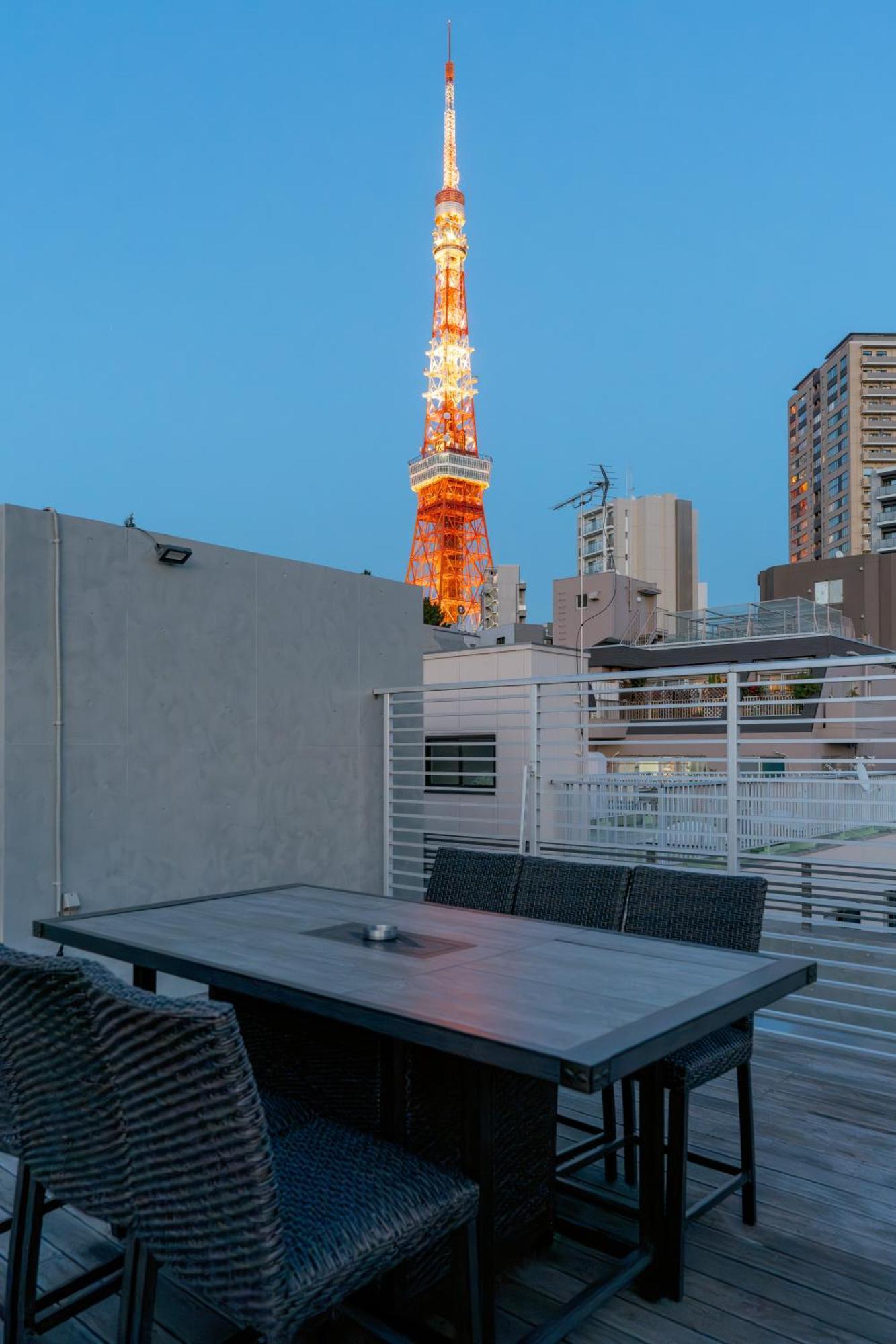 Azabu Modern House The Tokyo Tower Can Be Seen From The Villa 500M2 Extérieur photo
