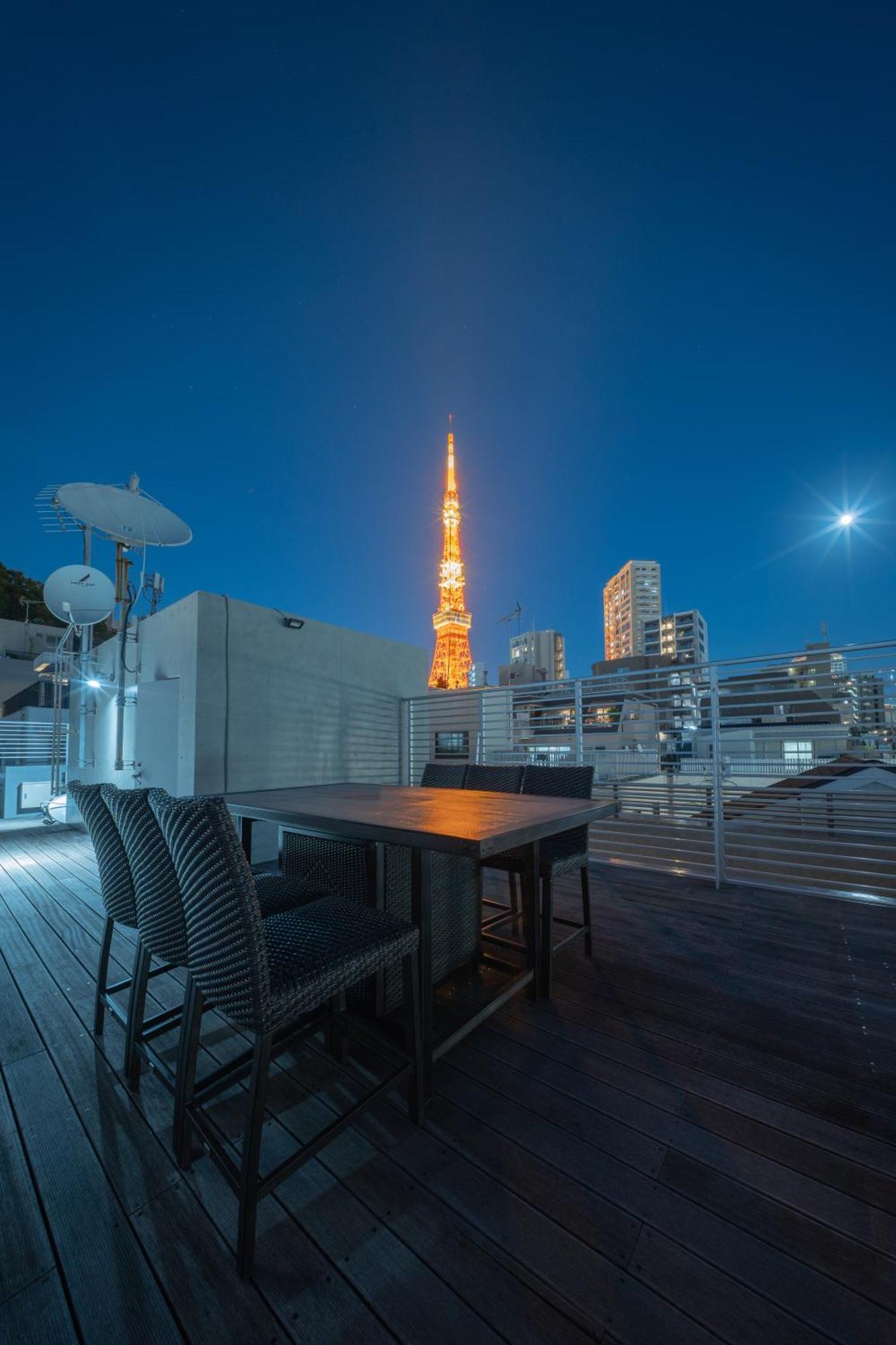 Azabu Modern House The Tokyo Tower Can Be Seen From The Villa 500M2 Extérieur photo