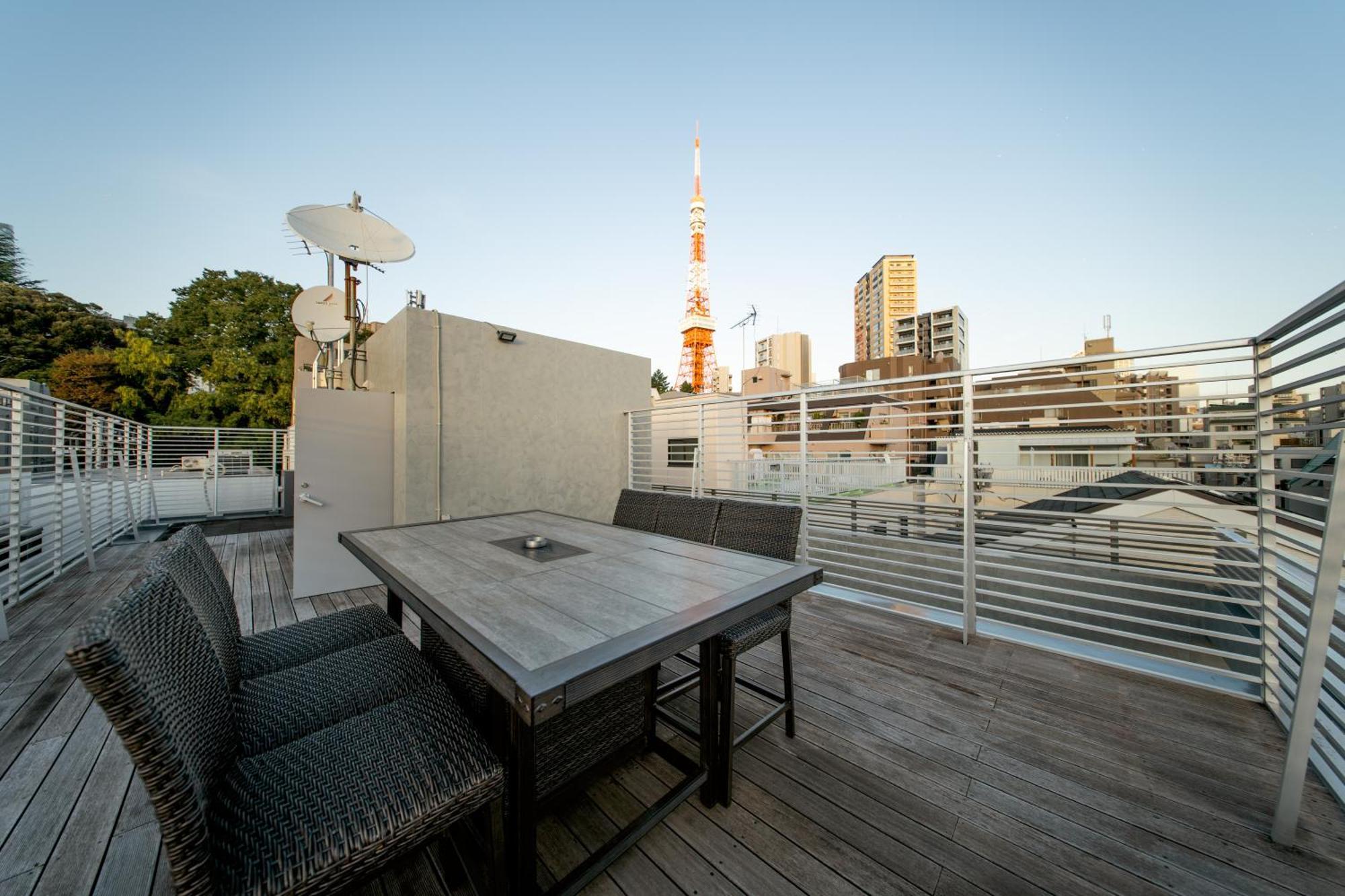 Azabu Modern House The Tokyo Tower Can Be Seen From The Villa 500M2 Extérieur photo